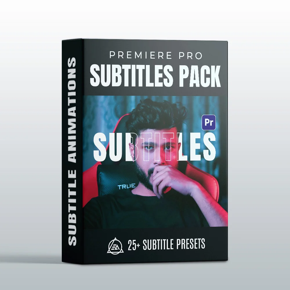 25+ Subtitle Presets Pack for Premiere Pro