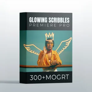 300+ Glowing Scribbles Pack for Premiere Pro